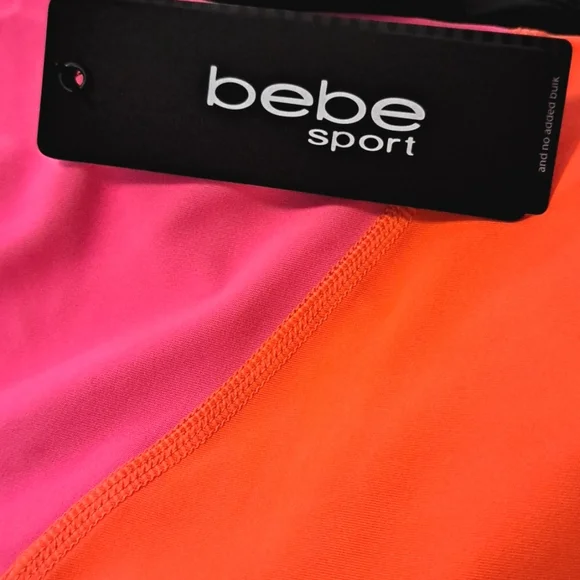 176. NWT BEBE SPORT CROP ACTIVE LEGGING - Picture 2 of 5